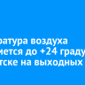 Температура воздуха поднимется до +24 градусов в Иркутске на выходных