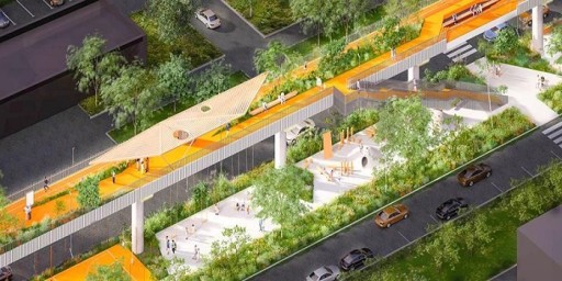 В Москве утверждён проект планировки парка на месте бывшего монорельса