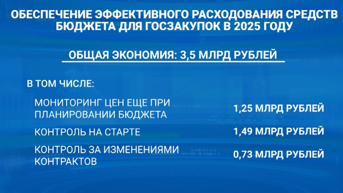 Петербург сократил расходы на государственные закупки на 3,5 млрд рублей с начала 2025 года