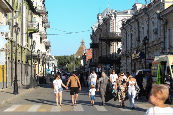 4 улицы в центре Астрахани станут пешеходными по выходным