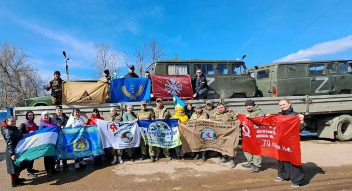 Из Башкирии в зону СВО доставили автомобили и мотоциклы