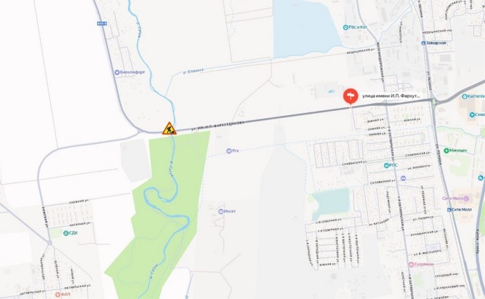 Движение по участку юго-западного объезда частично ограничат в Южно-Сахалинске