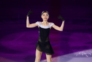Петросян показала лучший результат в короткой программе на этапе Гран-при России в Москве