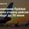 Авиакомпания flydubai продлила отмену рейсов в Петербург до 30 июня