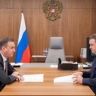 Дмитрий Патрушев и губернатор Омской области Виталий Хоценко обсудили развитие агропромышленного комплекса и вопросы экологии региона