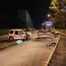 Припаркованная фура стала причиной жесткой ночной аварии во Владивостоке