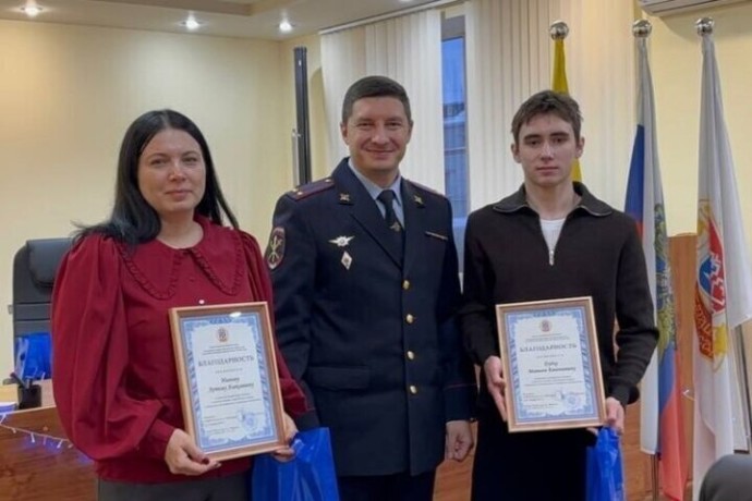 Подростки из Сосновки остановили грабёж и получили благодарность полиции