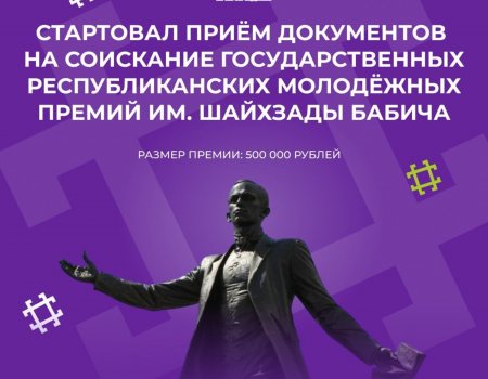 В Башкирии стартовал прием заявок на премию имени Шайхзады Бабича
