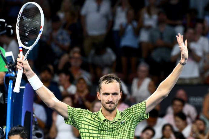 Медведев вышел на третье место по количеству титулов на харде среди действующих теннисистов