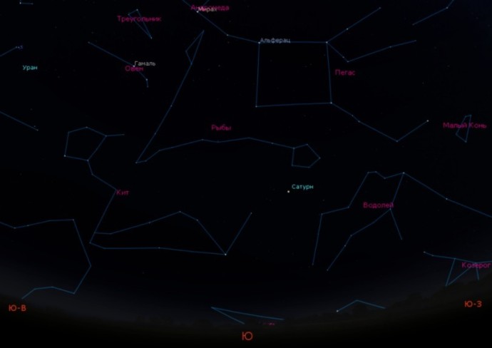Жители Башкирии смогут увидеть Сатурн рядом с Луной