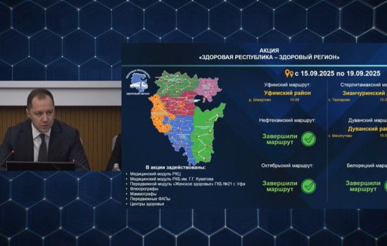 Глава Башкирии встретится с врачами «поездов здоровья»