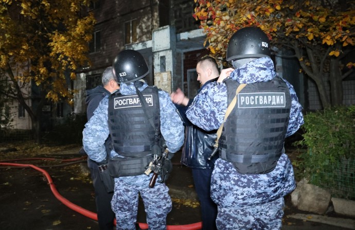 Сотрудники Росгвардии задержали запустившего дрон москвича