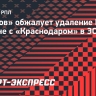 «Ростов» обжалует удаление Вахании в матче с «Краснодаром» в ЭСК и КДК РФС