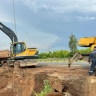 В Кирове устраняют последствия прорыва канализационного коллектора