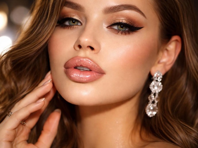 Блёстки на веках могут подчеркнуть морщины в праздничном макияже — визажист Сигуэро