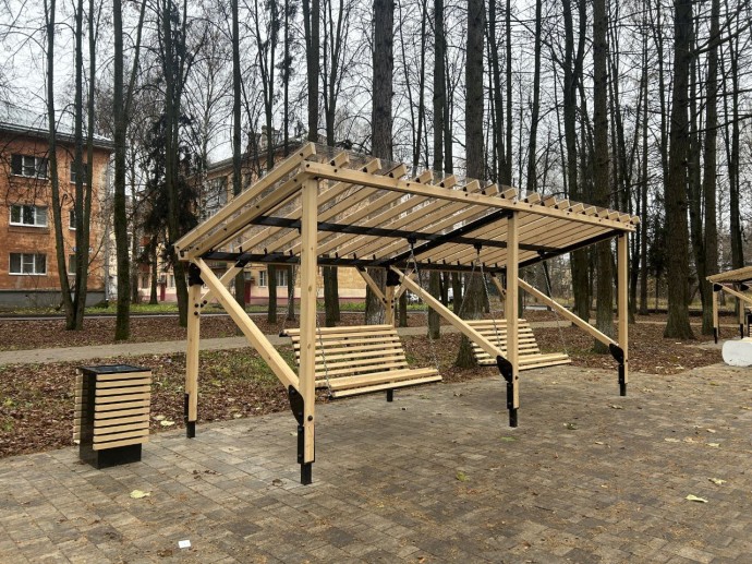 Завершено благоустройство территории у дома культуры «Гамма» в Ярославле