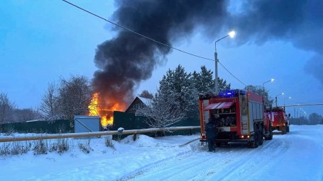 30 декабря в Тульской области потушили 4 пожара