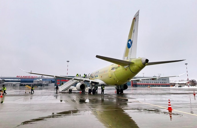 Импортозамещённый SJ-100 отправили в Архангельск для прохождения «ледяных» испытаний