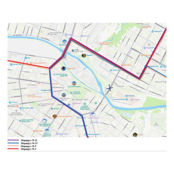 Ремонт трамвайных путей на Пролетарском мосту в Туле продлили до конца ноября