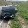 На трассе в Валуйском округе отечественная «семёрка» въехала в бензовоз