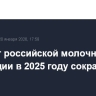 Экспорт российской молочной продукции в 2025 году сократился на 5%