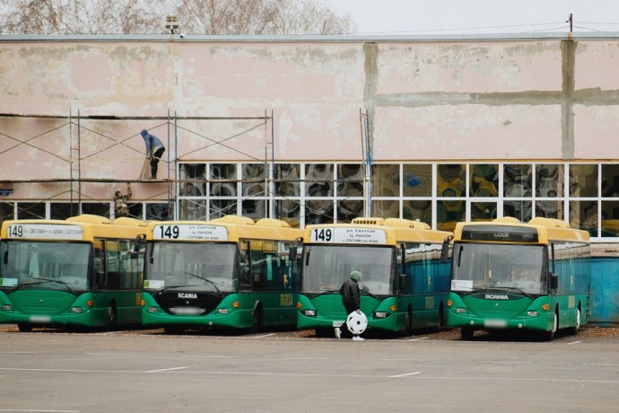 В Пензе остановили работу общественного транспорта
