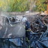 Спасатели потушили мусор в Пролетарском районе