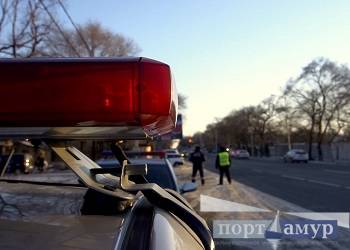 В аварии на парковке в Благовещенске пострадали два человека