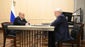 Встреча Михаила Мишустина с генеральным директором ПАО «КамАЗ» Сергеем Когогиным