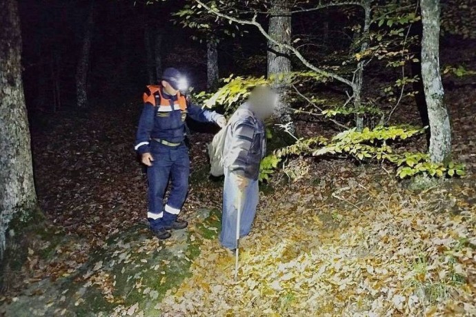 Двое туристов заблудились на горе Аю-Даг в Крыму