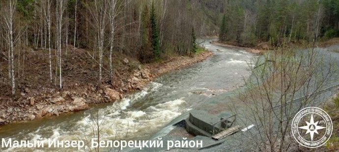 В Башкирии зафиксирован подъем уровня воды в трех реках