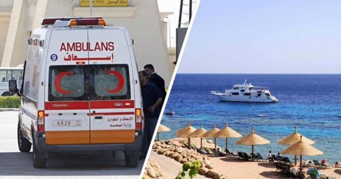 В Шарм-эш-Шейхе рекламный щит рухнул на вылетающих домой пассажиров и убил туристку
