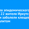 С начала эпидемического сезона 22 жителя Иркутской области заболели клещевым энцефалитом