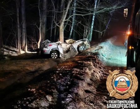 В Башкирии в страшном ДТП погибли 2 человека