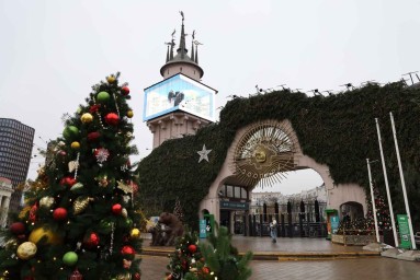 Вместе встретить Новый год приглашает бегемот