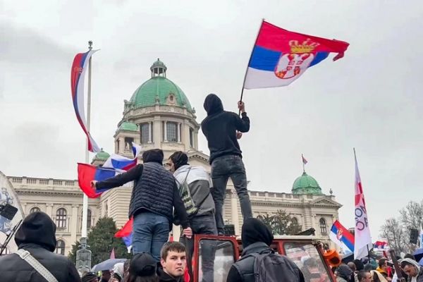 В Белграде завершился митинг протеста