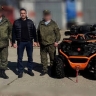 Мэр Тулы Эрк передал бойцам квадроцикл и прицеп