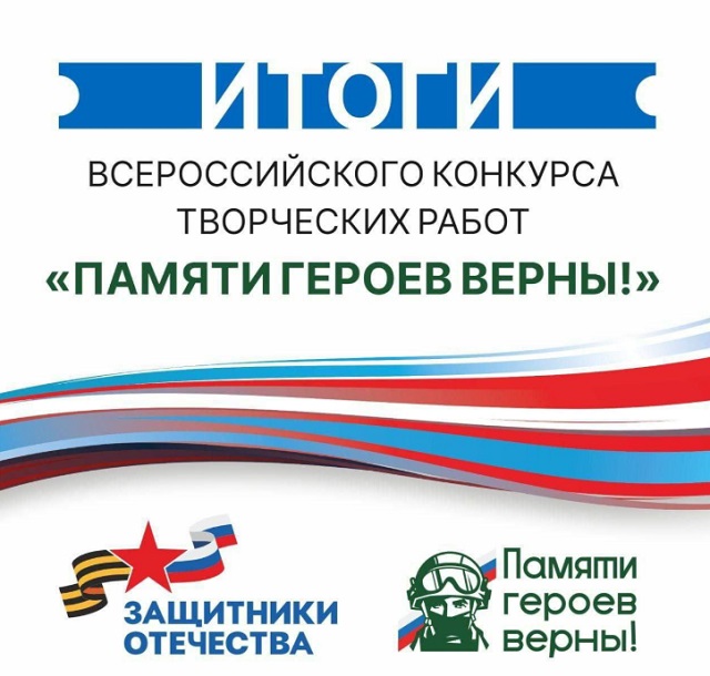 Фонд «Защитники Отечества» подвел итоги ежегодного всероссийского конкурса творческих работ «Памяти героев верны!».