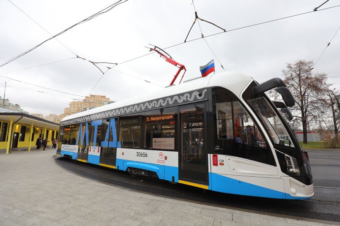 Более 1,8 млн поездок совершено на трамвайном диаметре за месяц — Мэр Москвы Более 1,8 млн поездок совершено на трамвайном диаметре за месяц — Мэр Москвы