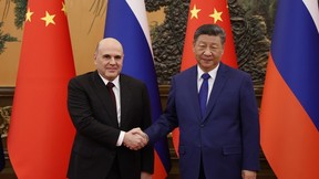 Беседа Михаила Мишустина с Председателем КНР Си Цзиньпином Беседа Михаила Мишустина с Председателем КНР Си Цзиньпином