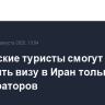 Российские туристы смогут оформить визу в Иран только через туроператоров