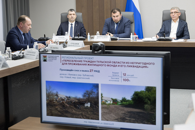 Губернатор поручил контролировать капремонт школ и активизировать диспансеризацию в Кимовском районе