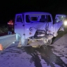 В Онгудайском районе УАЗ сбил корову на дороге, водитель госпитализирован