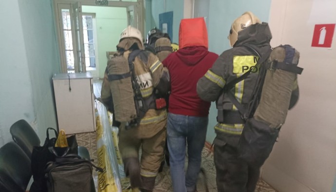 В больнице Донского прошла учебная эвакуация