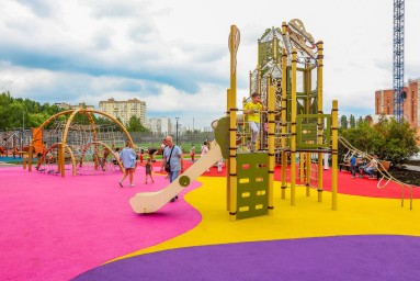 В центре и на юго-западе Москвы появились многоуровневые игровые городки