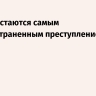 Кражи остаются самым распространенным преступлением в России
