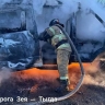 В Зейском округе загорелся грузопассажирский фургон