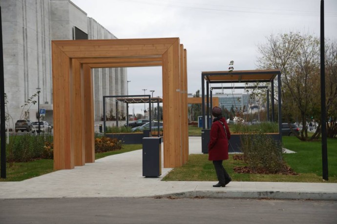 В Перми завершен ремонт сквера за Театром-Театром В Перми завершен ремонт сквера за Театром-Театром
