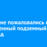Иркутяне пожаловались на затопленный подземный переход