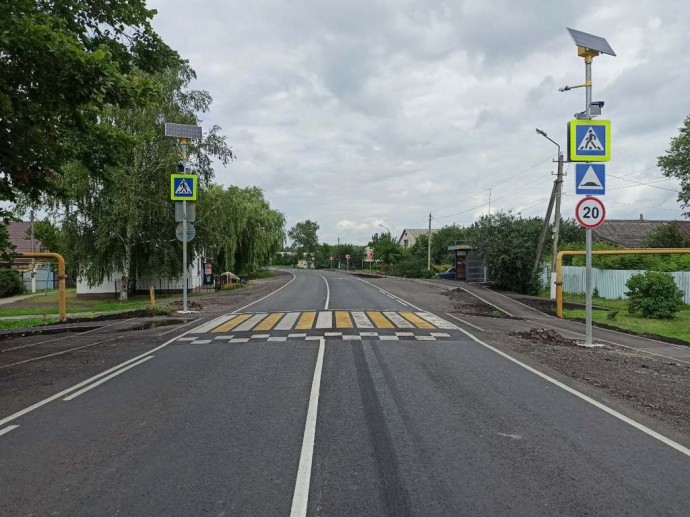 В Новооскольском округе отремонтировали дорогу между Ниновкой и Прибрежным